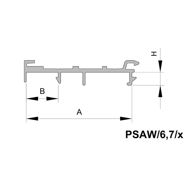 Profil de adaptare a casetei cu suport de sprjin